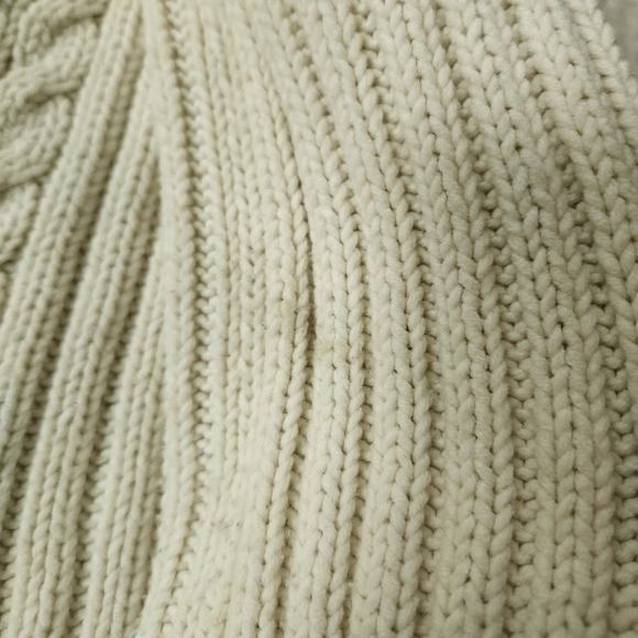 Express sz M Fringe Knit Sweater Cardigan - Picture 8 of 9